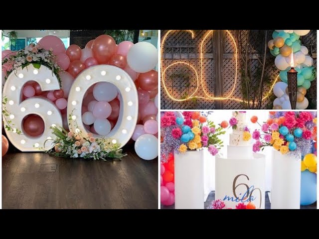ideas para decorar fiesta de 60 anos