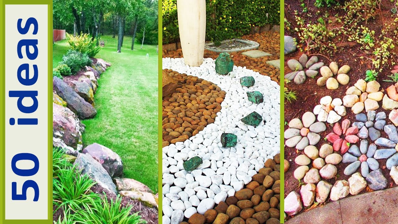 ideas para decorar jardin con piedras