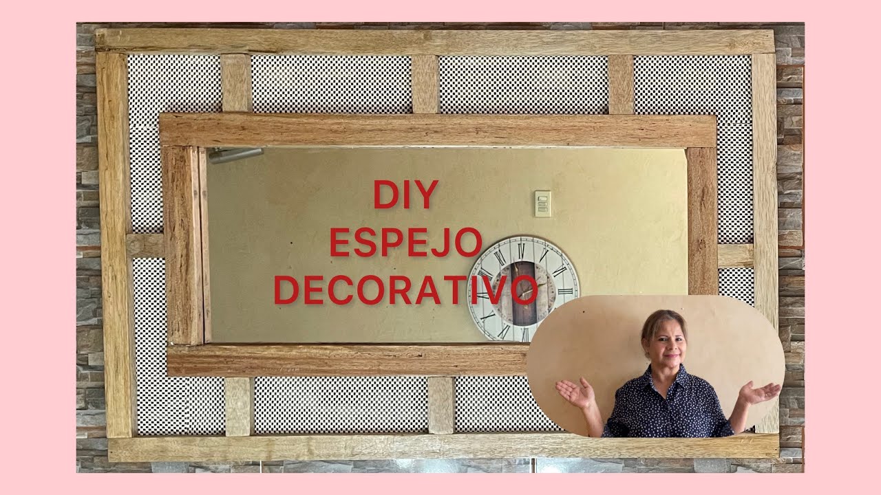 ideas para decorar un espejo facil